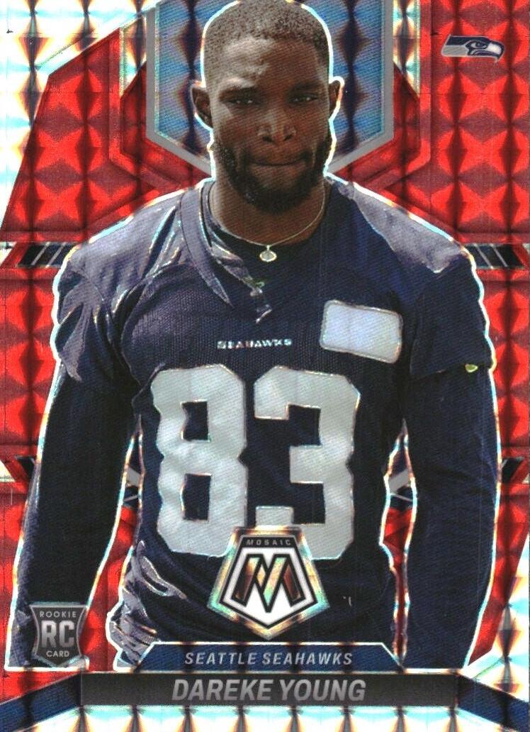 2022 Panini Mosaic Football Red Dareke Young #349