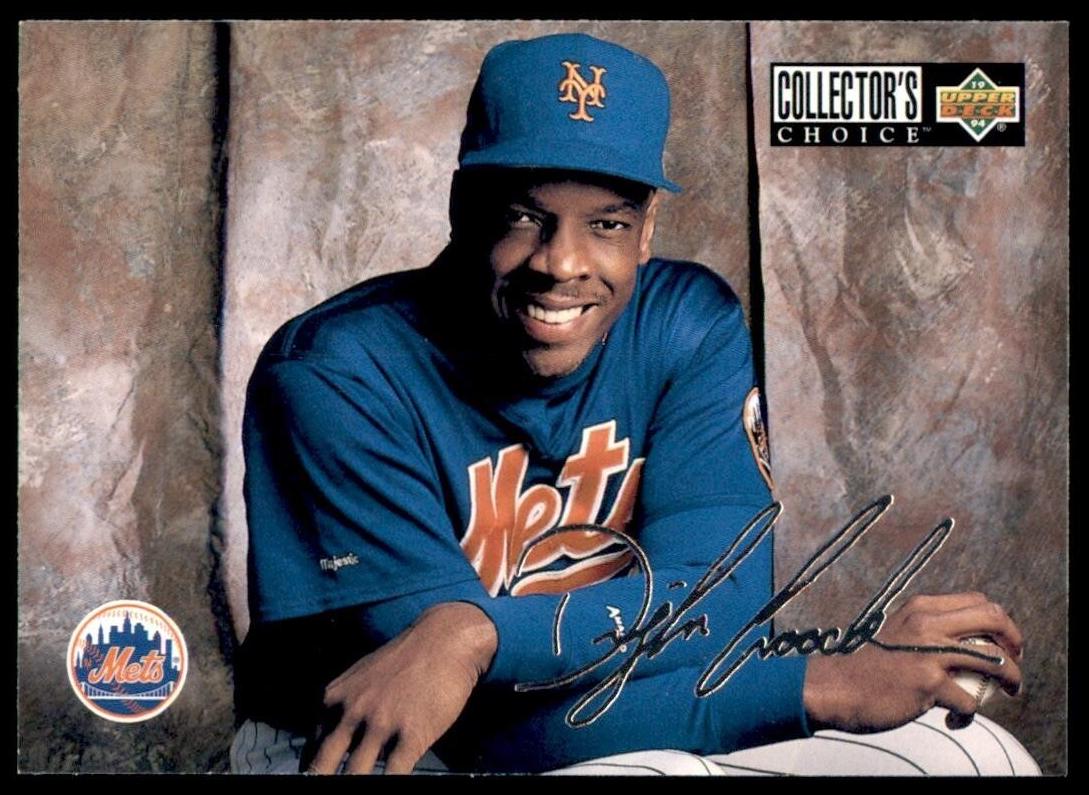 1994 Upper Deck Collector's Choice Baseball Silver Signature Dwight Gooden #342 PSA 9