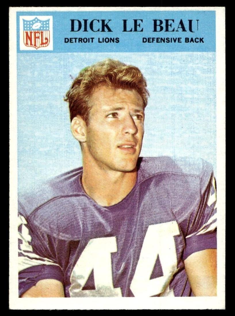 1966 Philadelphia Football Dick LeBeau #70