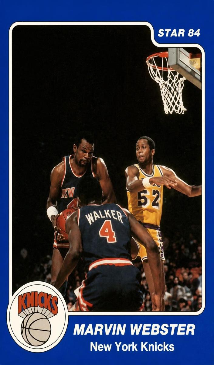 1983 Star Basketball Marvin Webster #71