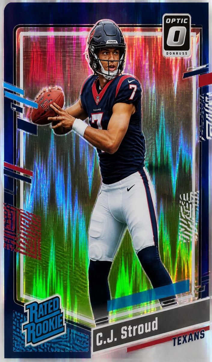 2023 Donruss Optic Football Purple Stars C.J. Stroud #CR-CJ PSA 9