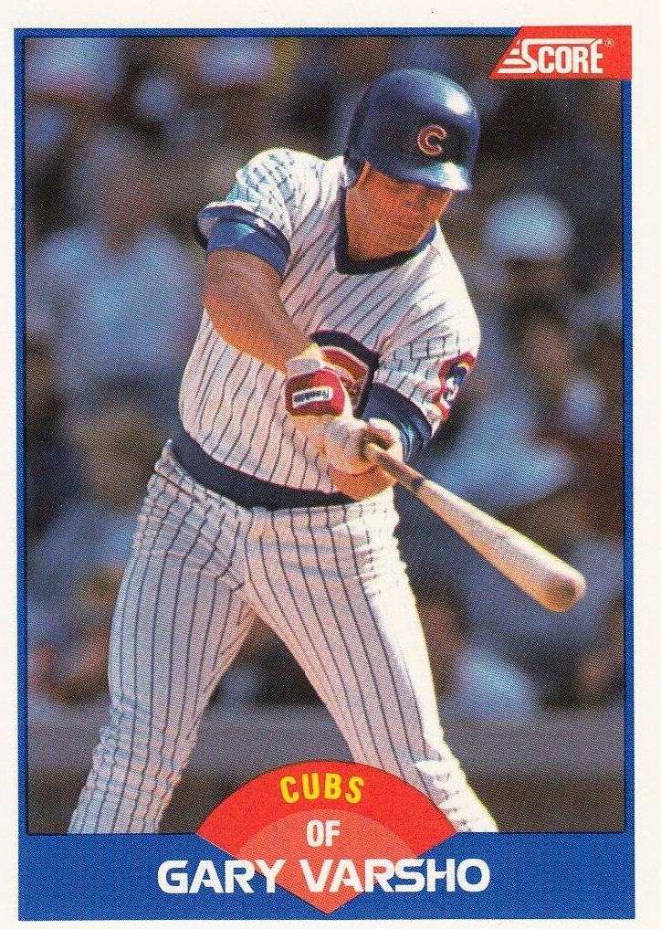 1989 Score Baseball Gary Varsho #604