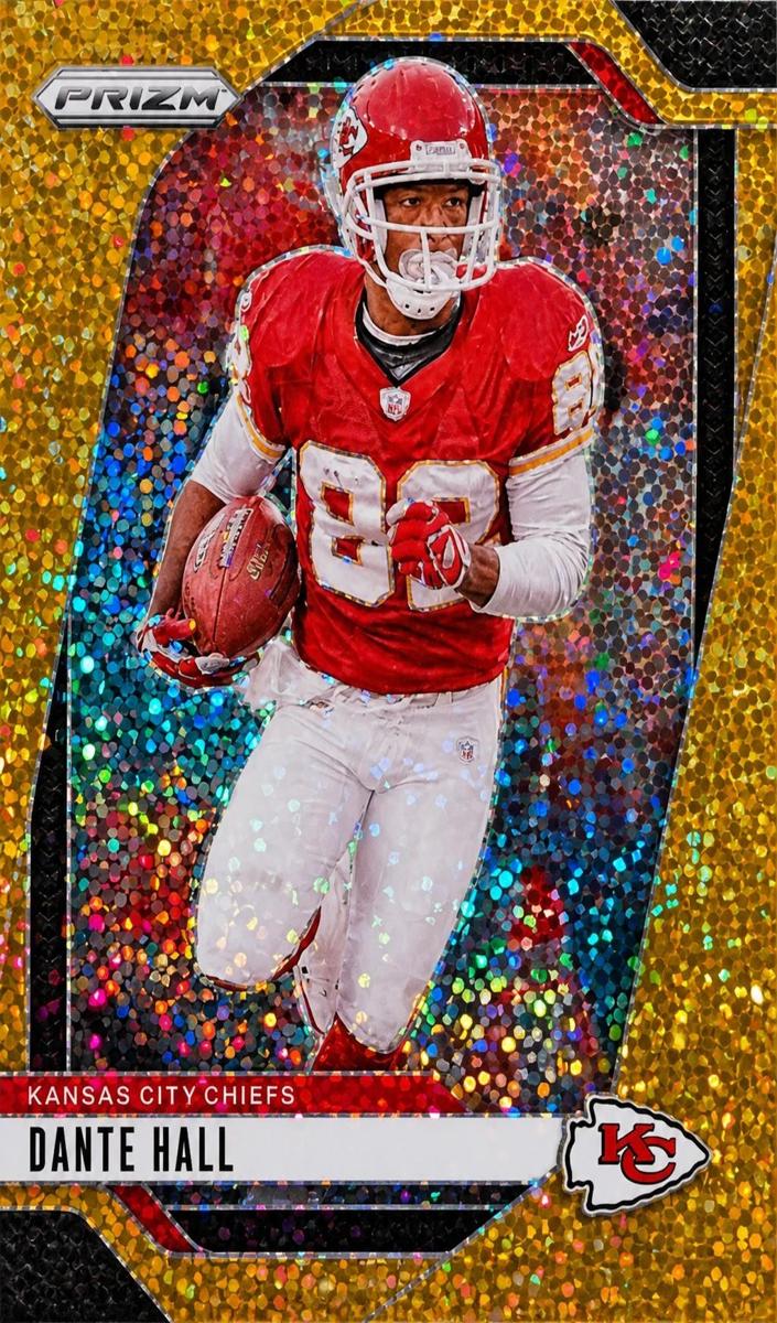 2024 Panini Prizm Football Gold Sparkle Dante Hall #146