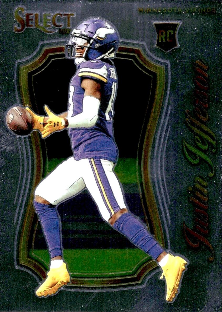 2020 Panini Select Football Justin Jefferson #SCR-9