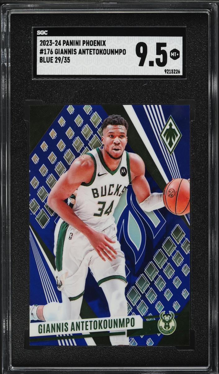 2023 Panini Phoenix Basketball Blue Giannis Antetokounmpo #176