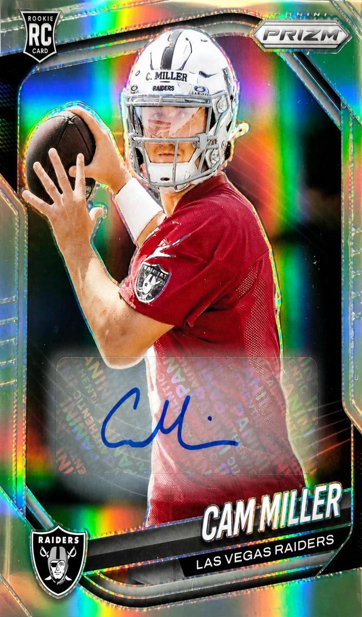 2025 Panini Prizm Football Silver Cam Miller #362 PSA 10