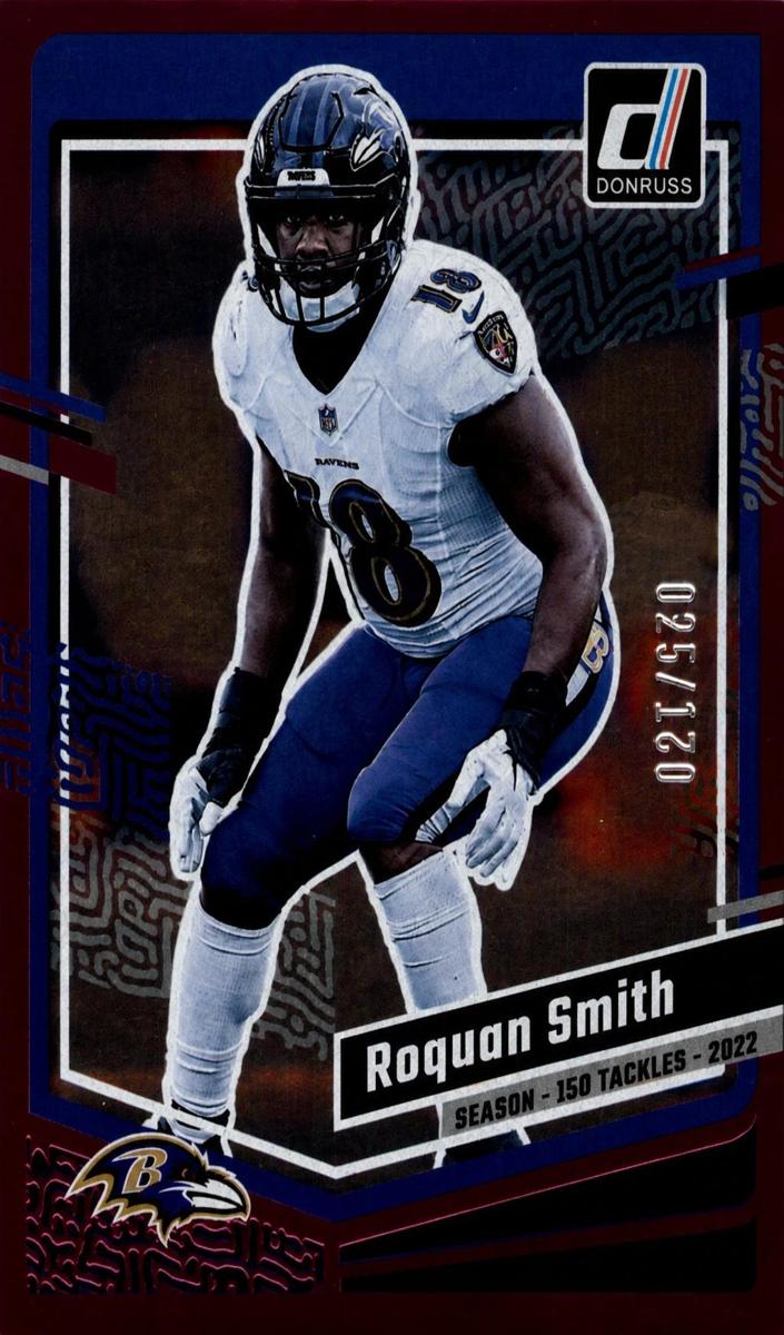 2023 Panini Donruss Football Season Stat Line Roquan Smith #21
