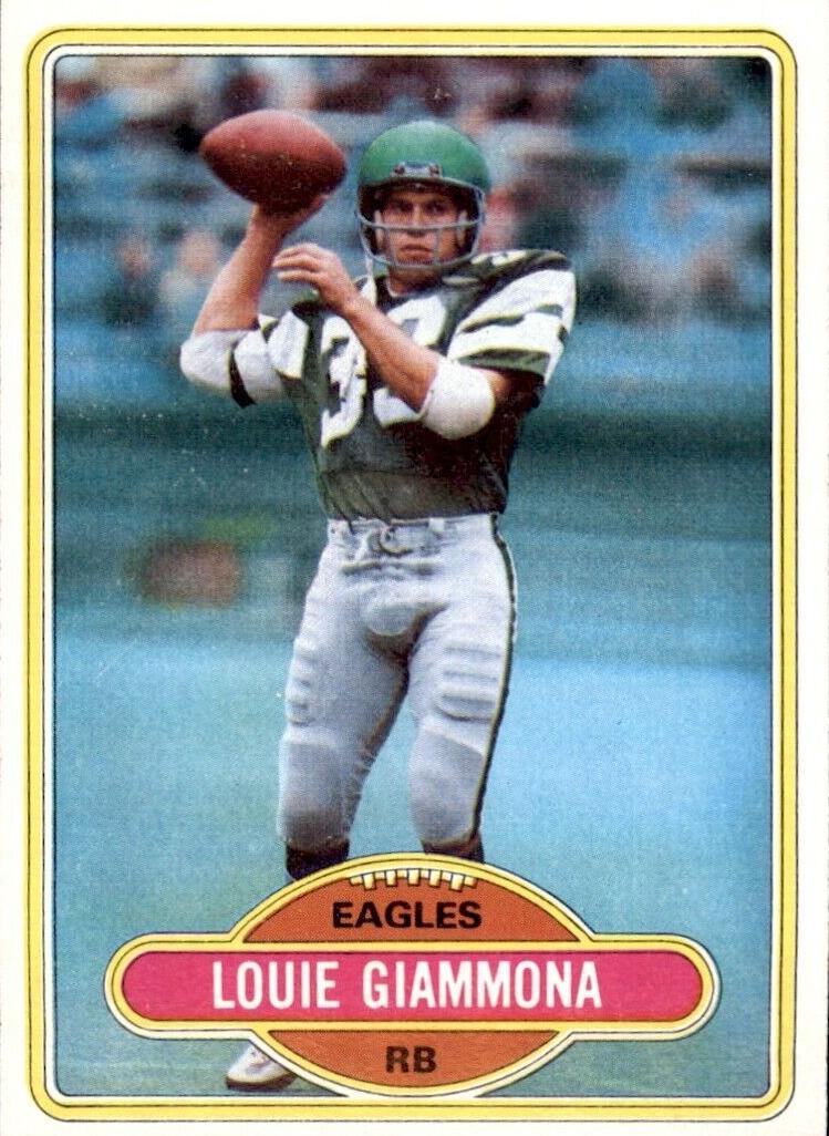 1980 Topps Football Louie Giammona #199