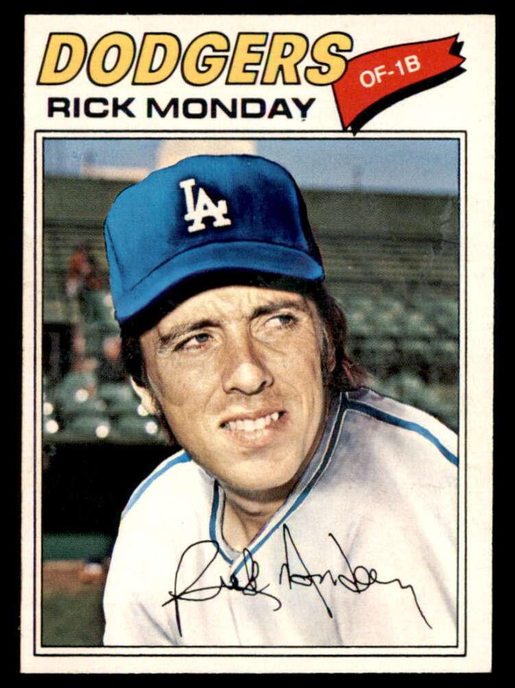 1977 O-Pee-Chee Baseball Rick Monday #230 PSA 8