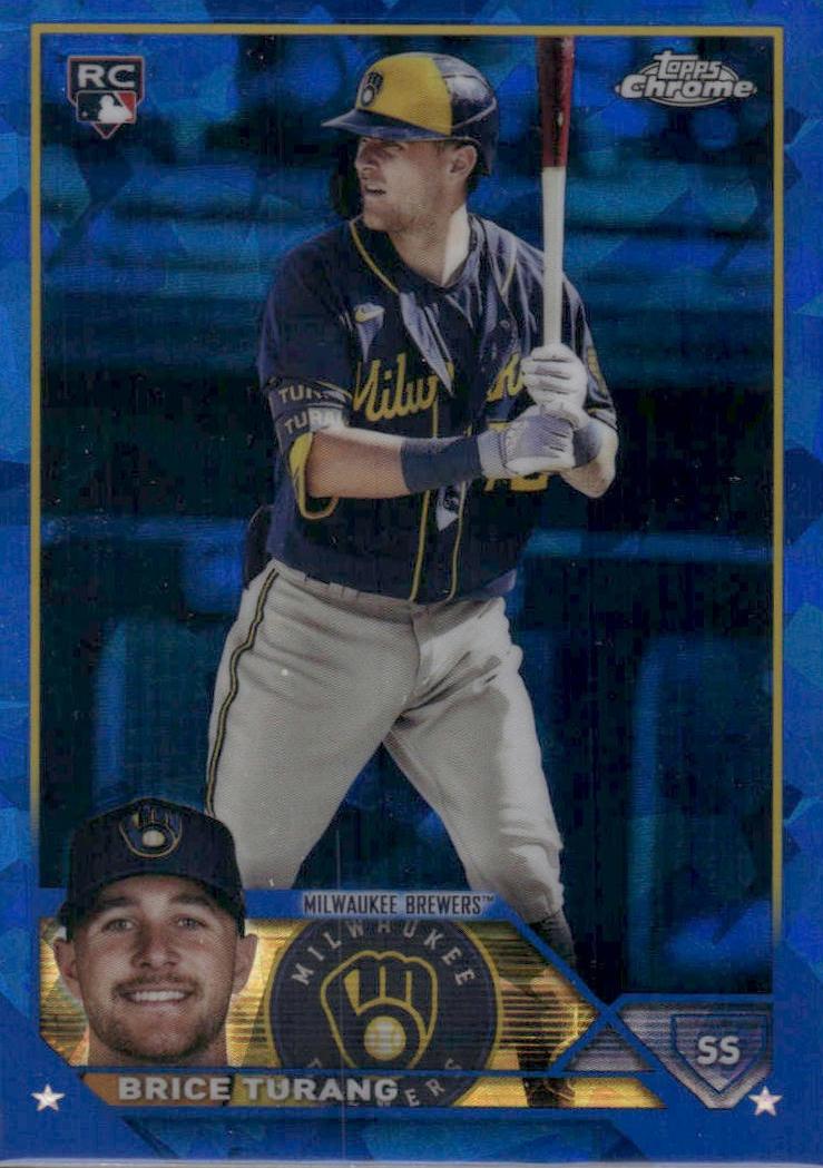 2023 Topps Chrome Sapphire Edition Baseball Brice Turang #530 PSA 9