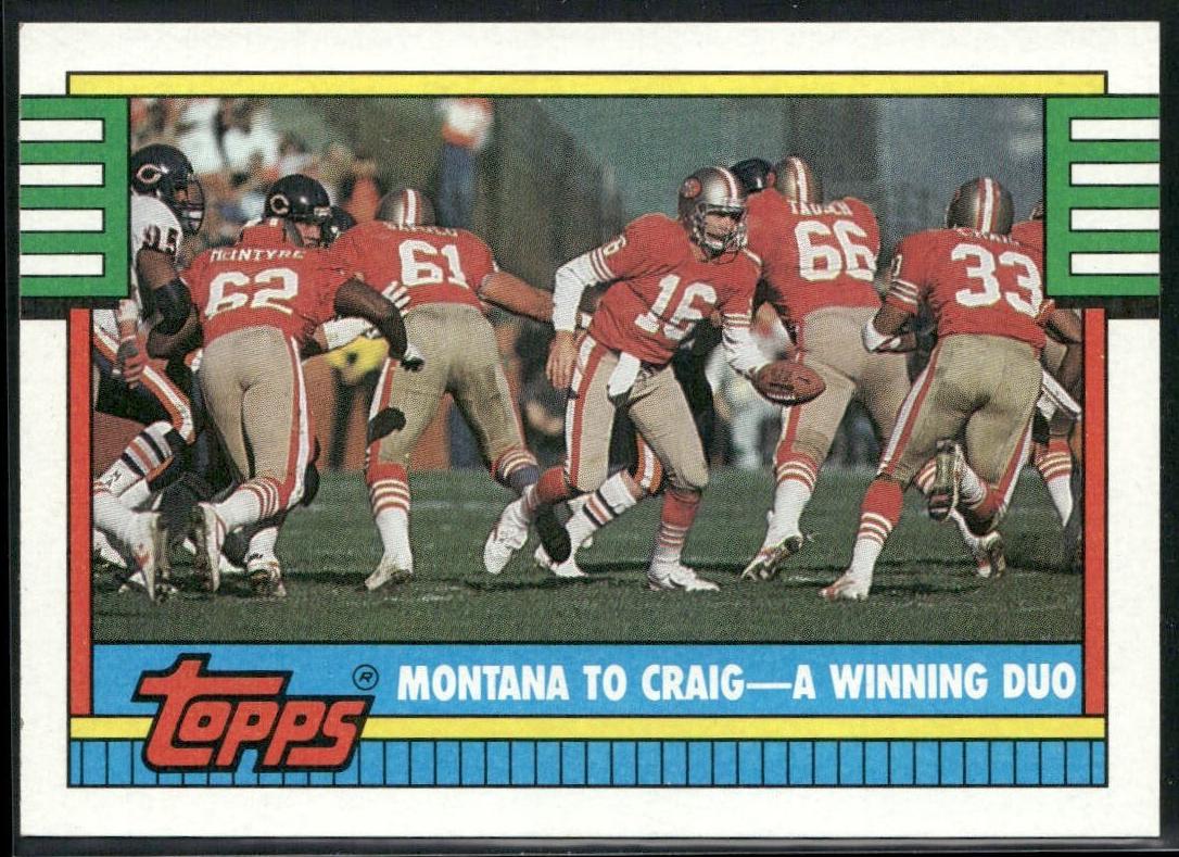 1990 Topps Football Joe Montana #515 PSA 10
