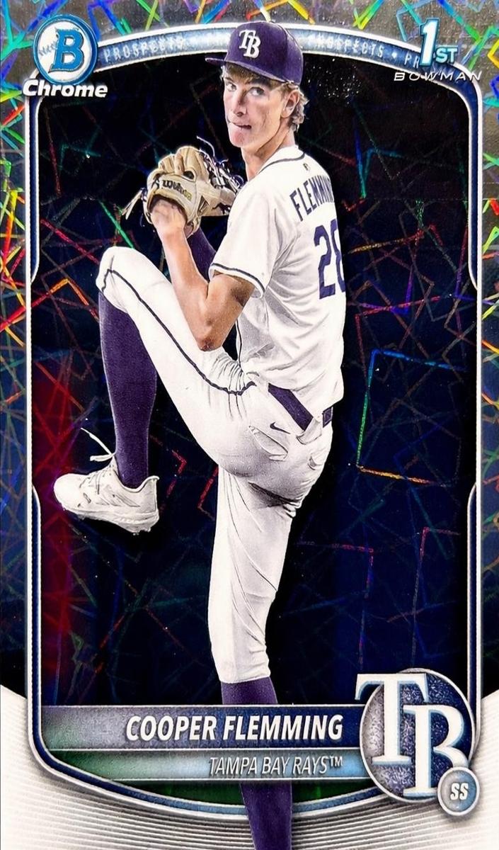 2025 Bowman Draft Chrome Baseball Refractor Cooper Flemming #BDC-166
