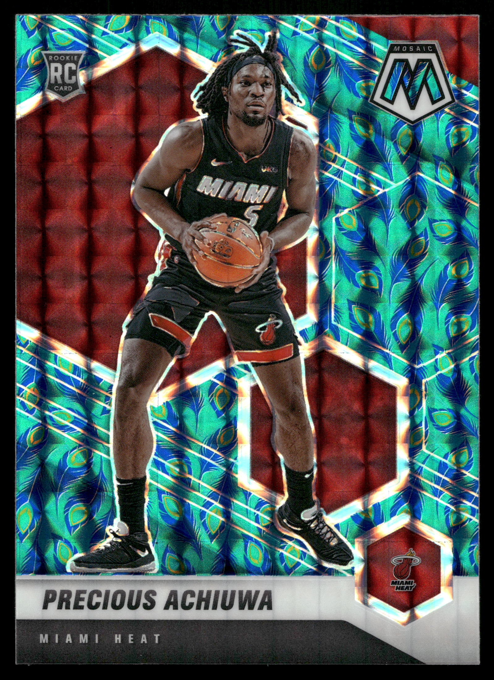 2020 Panini Mosaic Basketball Choice Peacock Precious Achiuwa #215