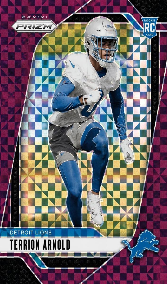 2024 Panini Prizm Football Purple Power Terrion Arnold #389 PSA 9