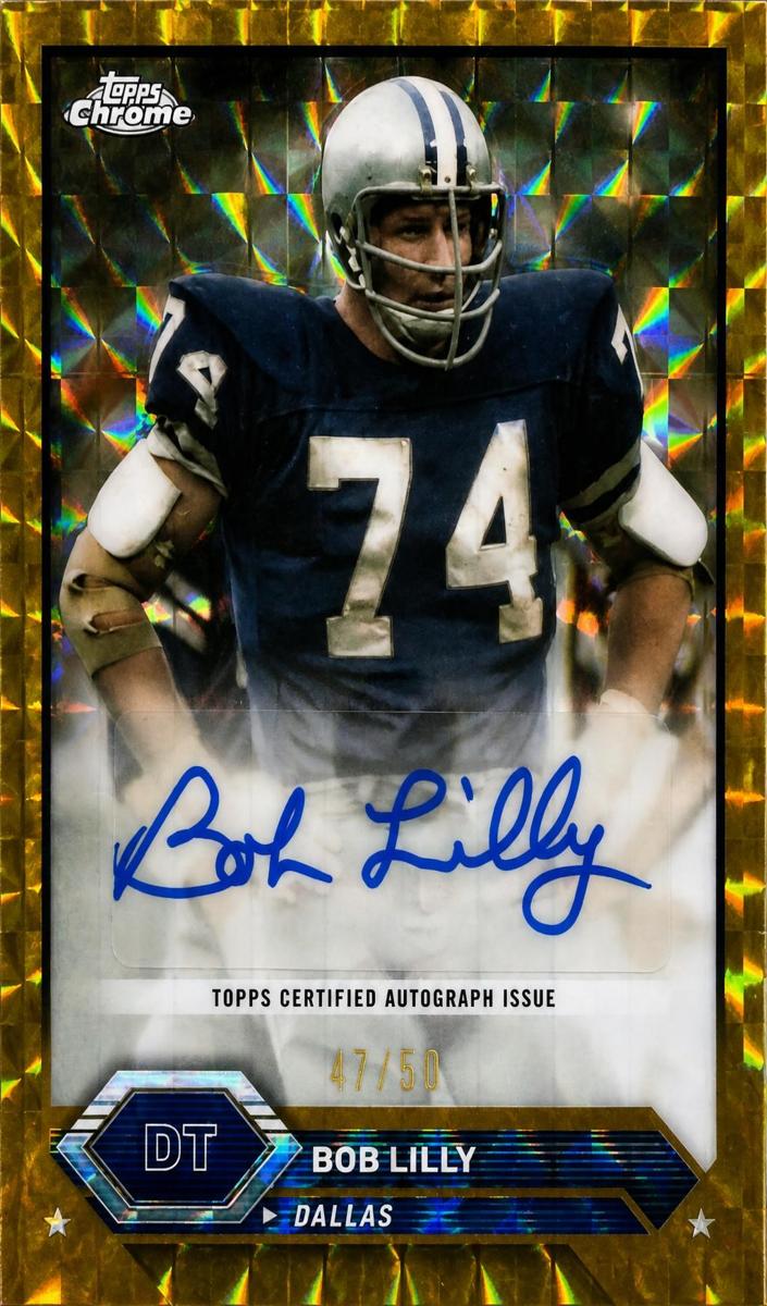 2023 Topps Composite Football Geometric Gold Bob Lilly #TCA-BL