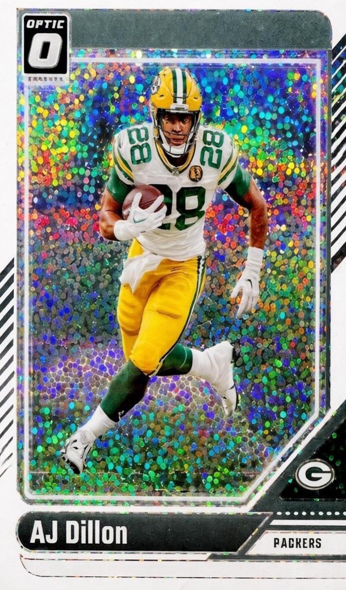 2024 Donruss Optic Football White Sparkle AJ Dillon #71