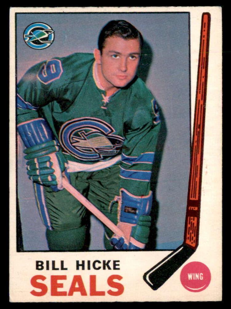 1969 O-Pee-Chee Hockey Bill Hicke #145 PSA 9