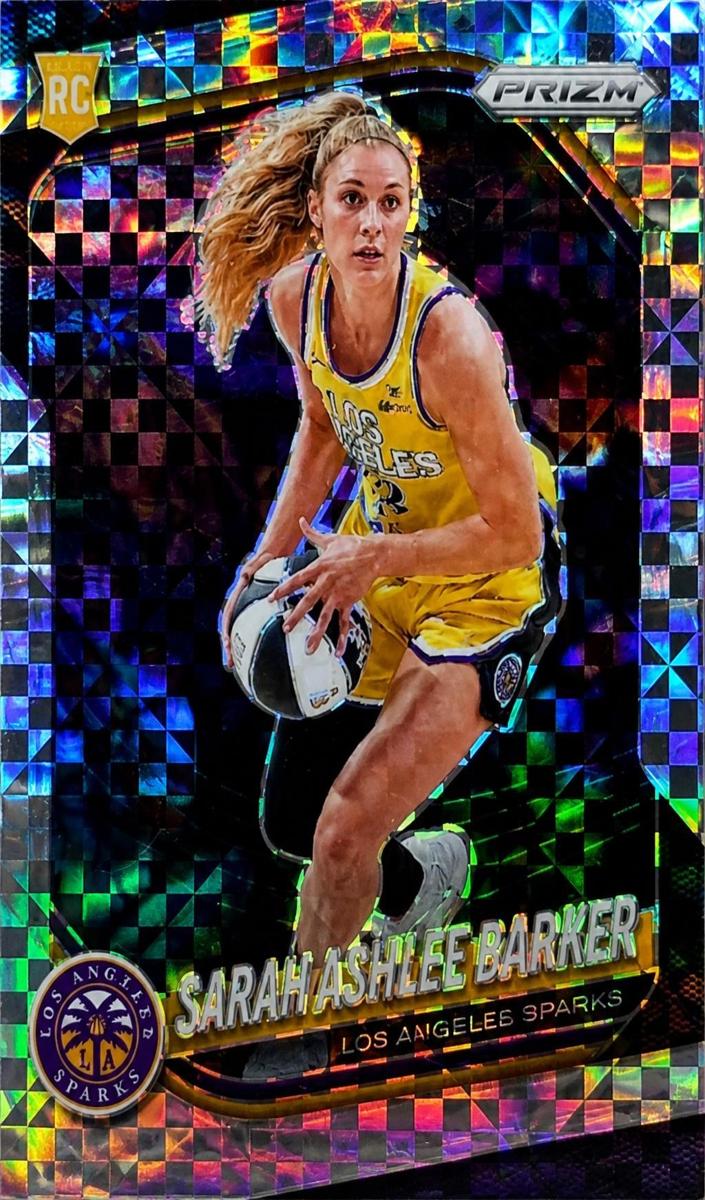 2025 Panini Prizm WNBA Basketball Checkerboard Sarah Ashlee Barker #31
