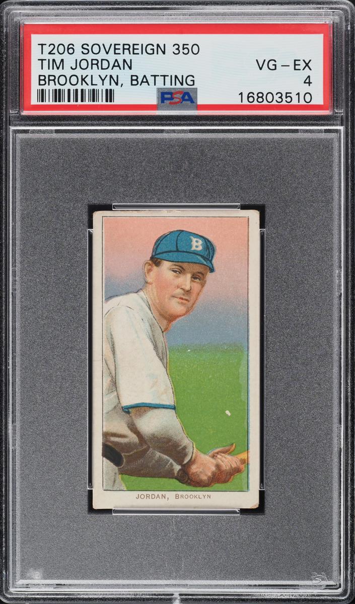 1909-11 T206 Baseball Batting Tim Jordan #NNO