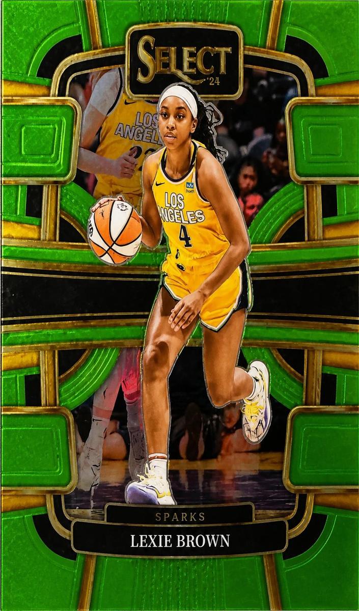 2024 Panini Select WNBA Basketball Neon Green Lexie Brown #67