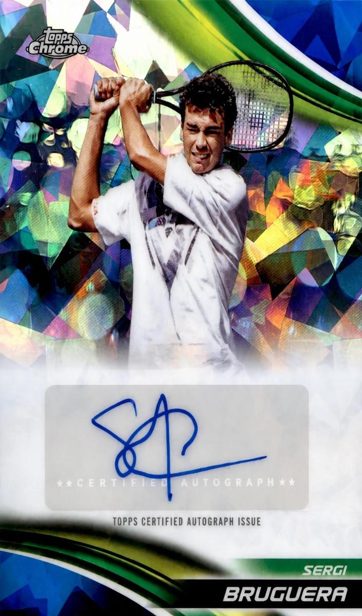 2025 Topps Chrome Sapphire Tennis Sergi Bruguera #CA-SBA
