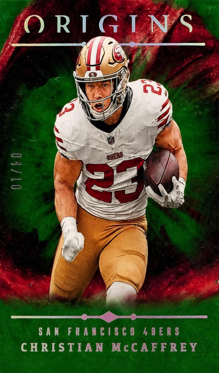 2024 Panini Origins Football Green Christian McCaffrey #99