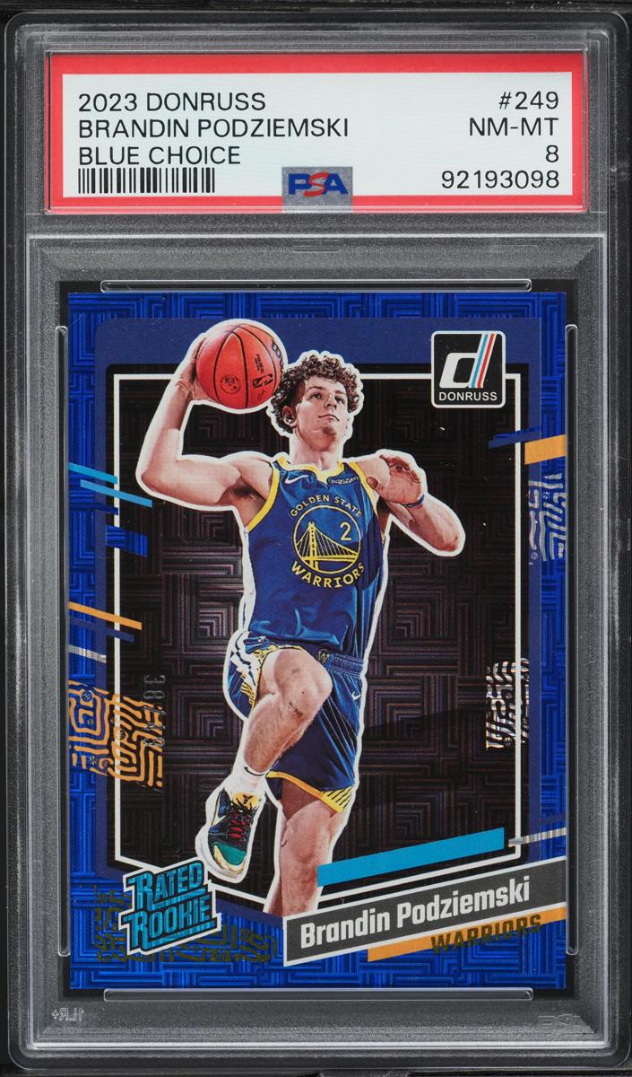 2023 Panini Donruss Basketball Choice Blue Brandin Podziemski #249