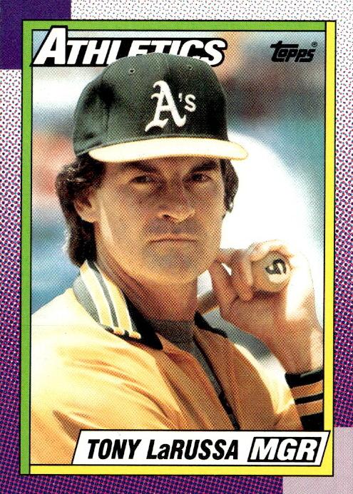1990 Topps Baseball Tony LaRussa #639