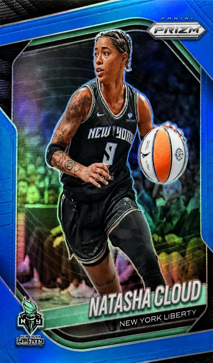 2025 Panini Prizm WNBA Basketball Carolina Blue Natasha Cloud #56