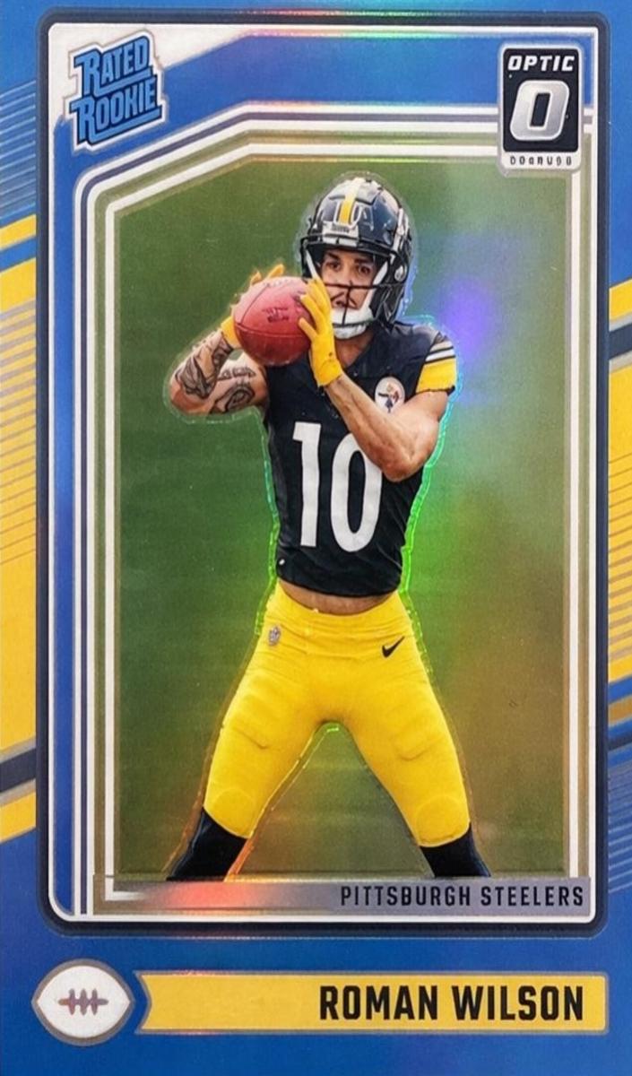 2024 Donruss Optic Football Aqua Roman Wilson #285