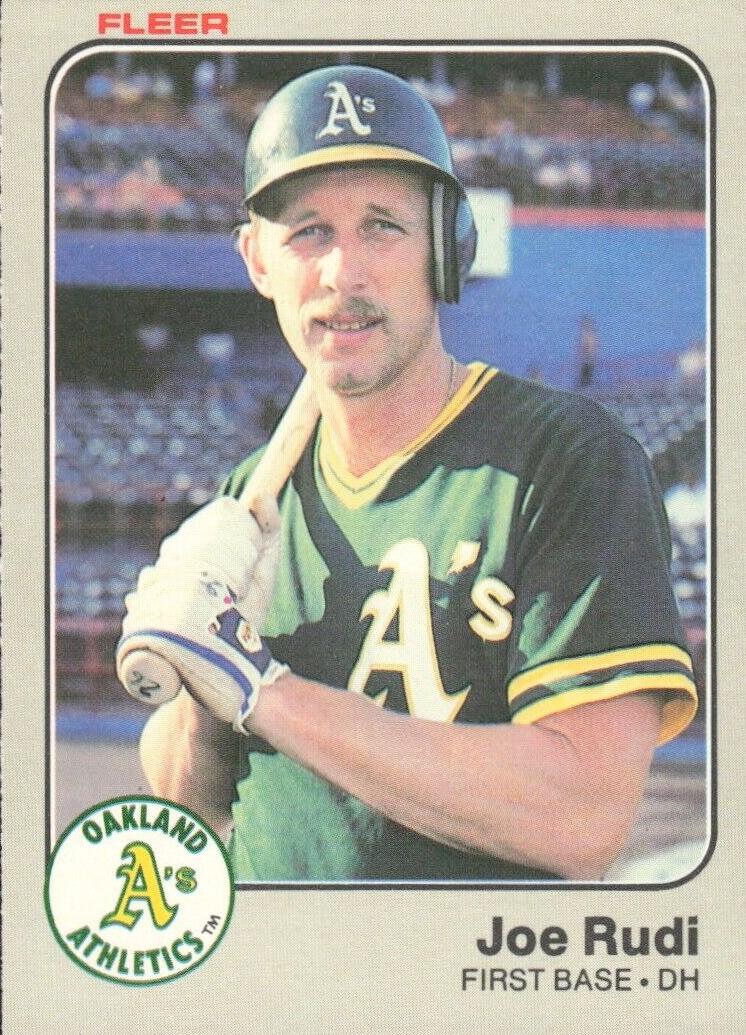 1983 Fleer Baseball Joe Rudi #532 PSA 10