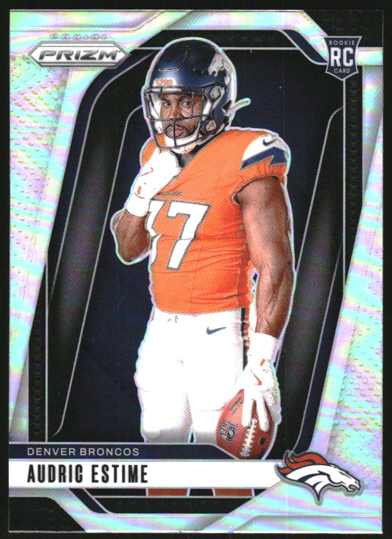 2024 Panini Prizm Football Silver Audric Estime #3 PSA 9