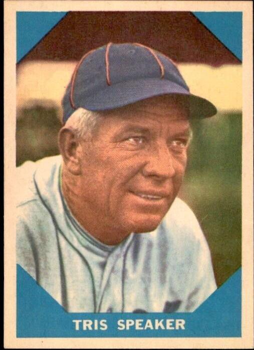 1960 Fleer Baseball Greats Baseball Tris Speaker #10 PSA 8