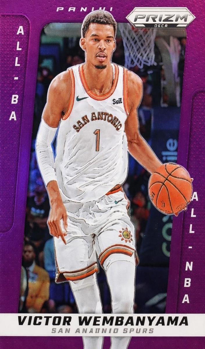 2024 Panini Prizm Deca Basketball Purple Victor Wembanyama #285