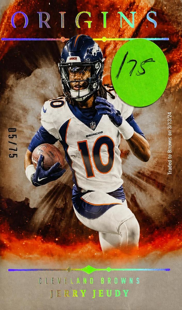 2024 Panini Origins Football Silver Jerry Jeudy #48