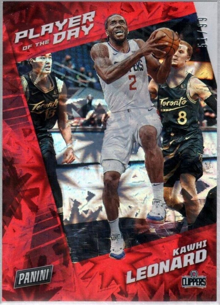 2021 Panini Player of the Day Basketball Kaboom Kawhi Leonard #20