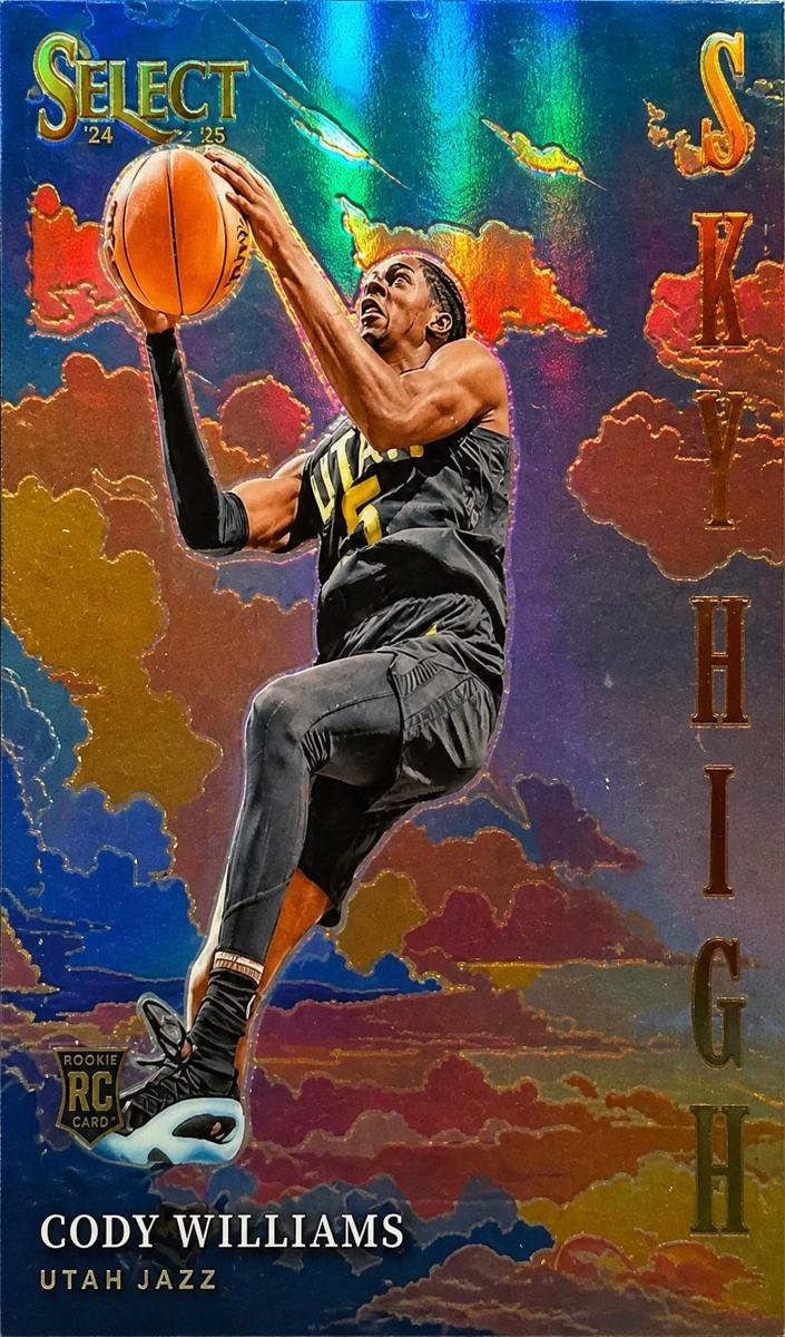 2024 Panini Select Basketball Blue Cody Williams #10