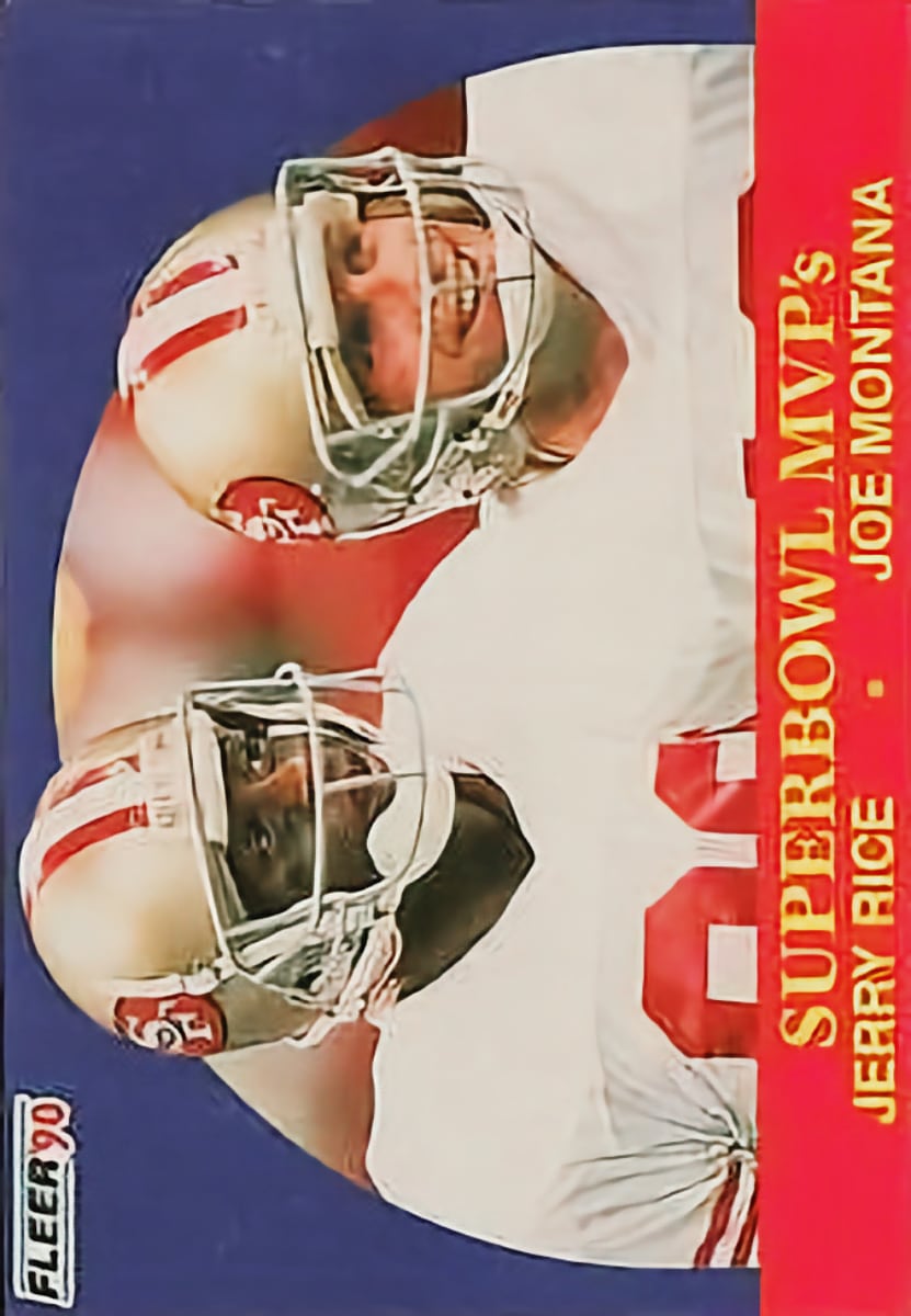 1990 Fleer Football Joe Montana #397 PSA 9
