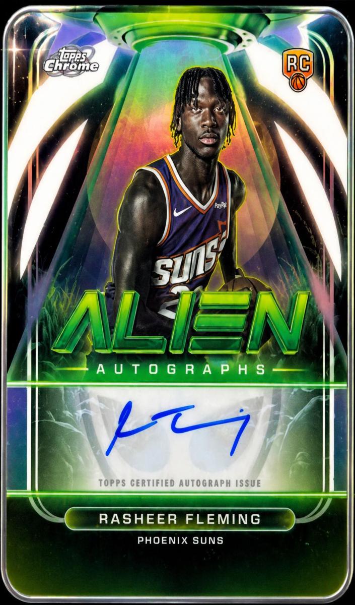 2025 Topps Cosmic Chrome Basketball Rasheer Fleming #AA-RF