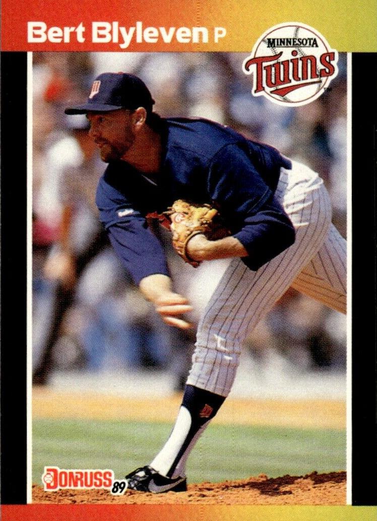 1989 Donruss Baseball Bert Blyleven #119 PSA 8