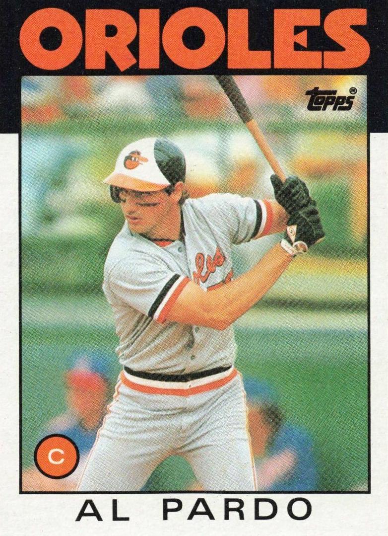 1986 Topps Baseball Al Pardo #279 PSA 8