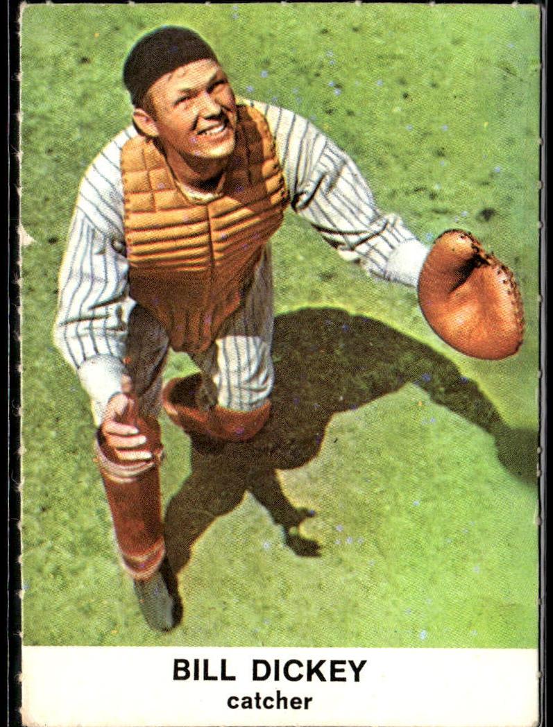 1961 Golden Press Hall of Fame Baseball Bill Dickey #27 PSA 9