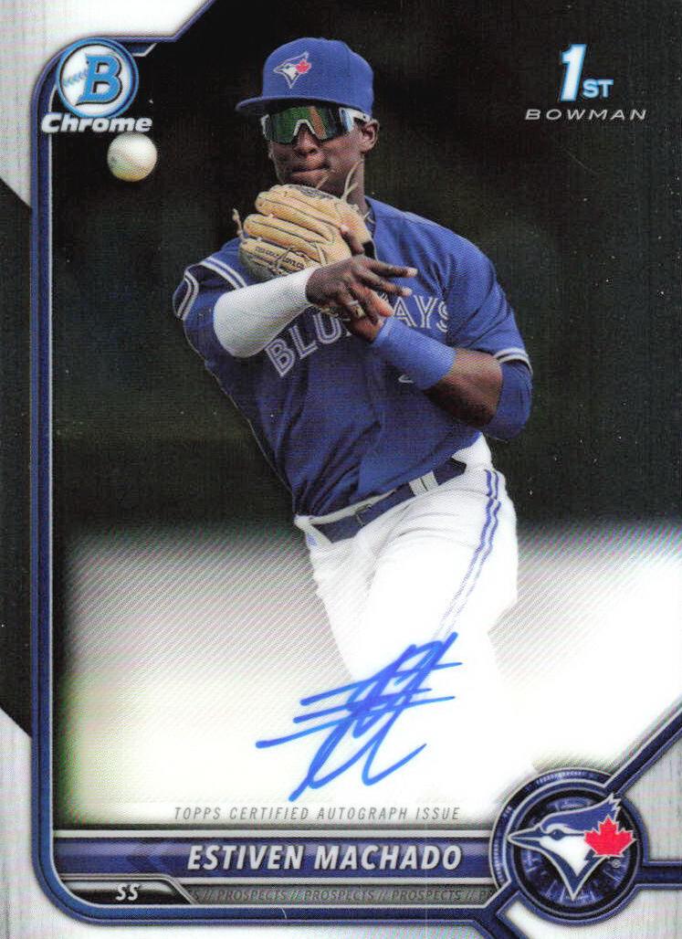 2022 Bowman Chrome Prospects Baseball Estiven Machado #CPA-EM PSA 9