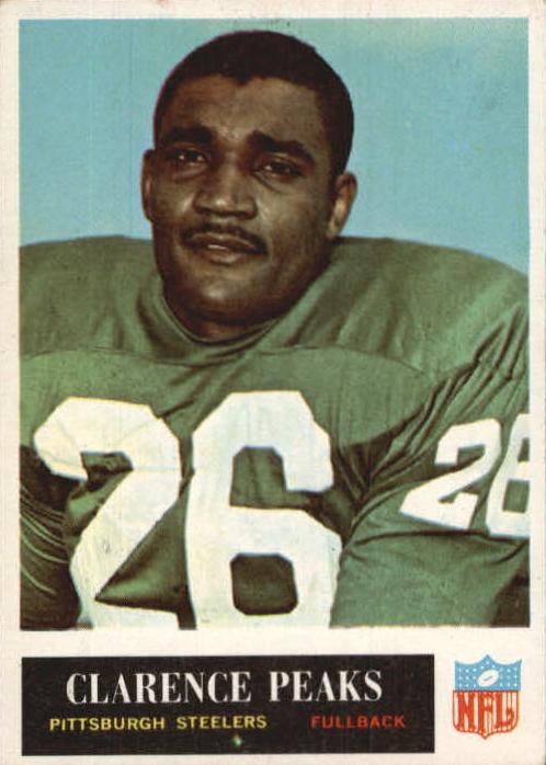 1965 Philadelphia Football Clarence Peaks #151 PSA 8