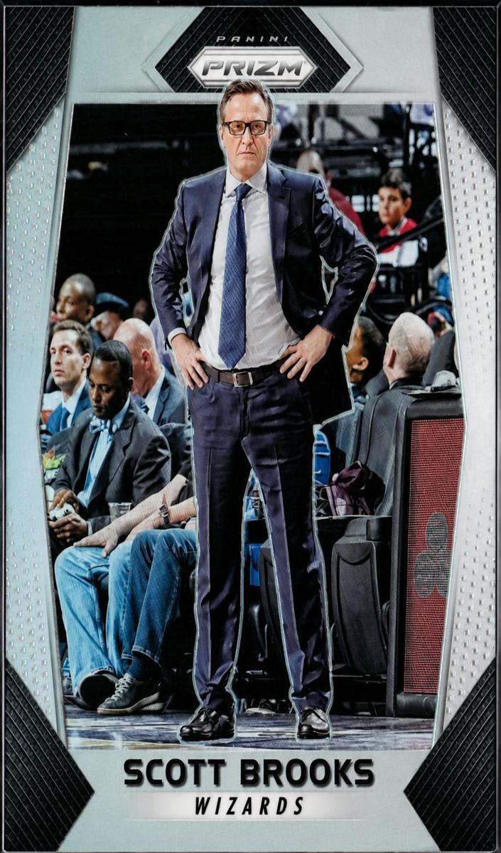 2017 Panini Prizm Basketball Silver Scott Brooks #140