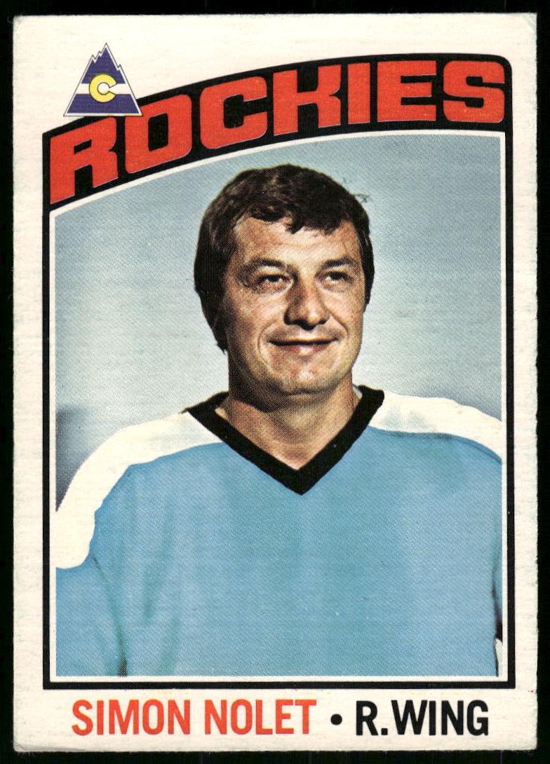 1976 O-Pee-Chee Hockey Simon Nolet #64