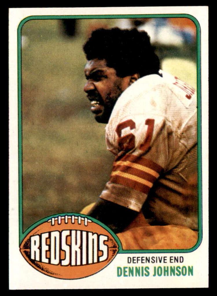 1976 Topps Football Dennis Johnson #523
