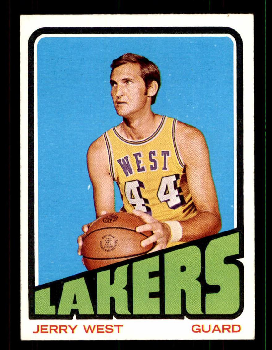 1972 Topps Basketball Jerry West #75