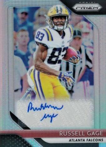 2018 Panini Prizm Football Russell Gage #RA-RGA PSA 9