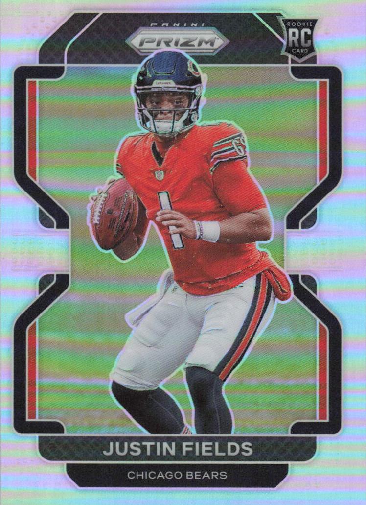 2021 Panini Prizm Football Silver Prizm Justin Fields #V-334
